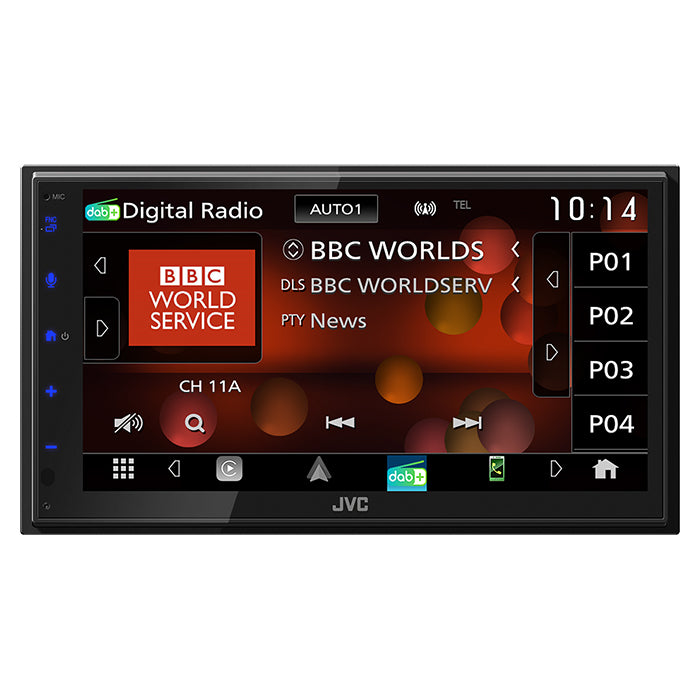 JVC KW-M695DBW Appradio Apple Carplay y Android Auto