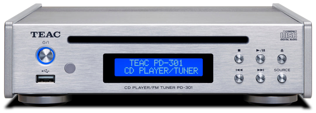 TEAC PD-301DAB-X/S, DAB+/FM y Reproductor de CD (Plata)