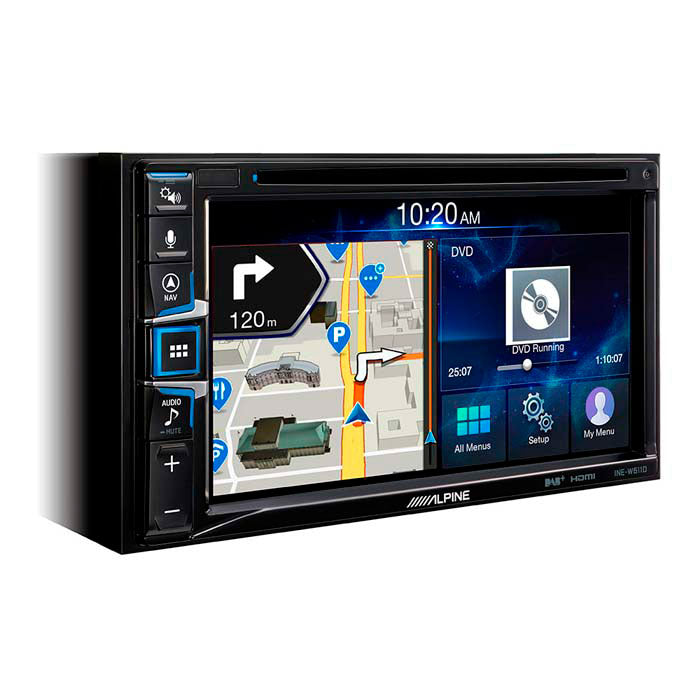 Alpine INE-W611DC estación multimedia 2-DIN con tarjeta para camión