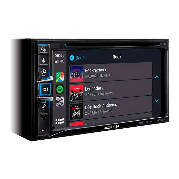 Alpine INE-W611DC estación multimedia 2-DIN con tarjeta para camión