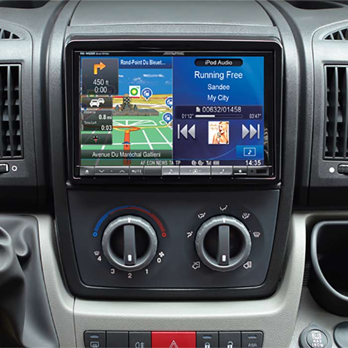 Kit 2-DIN 8" para Fiat Ducato III 2006->