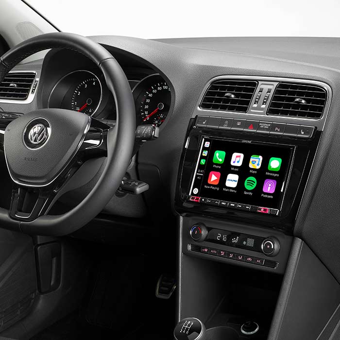Kit 2-DIN 8" para VW Polo 5/GTI 2014->