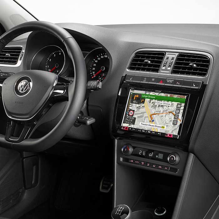 Kit 2-DIN 8" para VW Polo 5/GTI 2014->