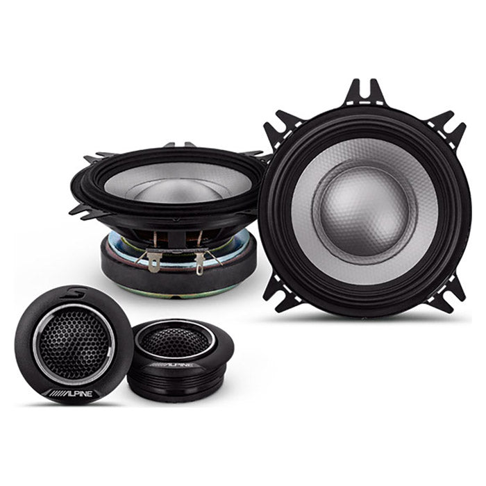Alpine S2-S40C altavoz de 10 cm y 2 vías, kit de componentes