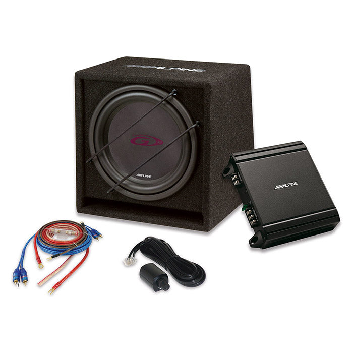 Subwoofer Alpine 12" con amplificador
