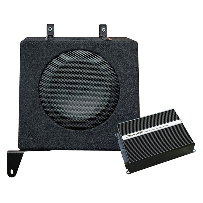 Alpine sistema DSP y subwoofer Ford Transit Custom 7