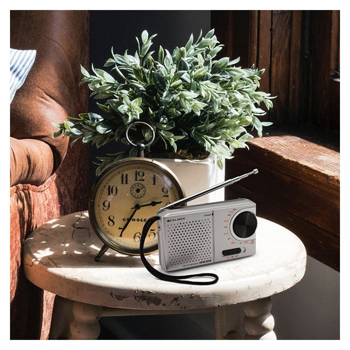 Radio FM portátil de bolsillo Caliber HPG311R