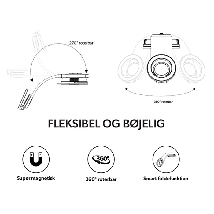 Soporte móvil flexible Avant con ventosa