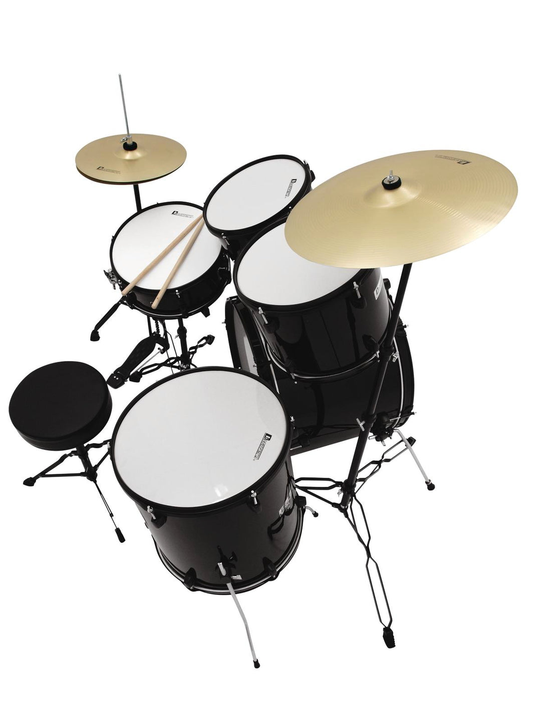 DiMavery DS-200 Set de batería, Negro