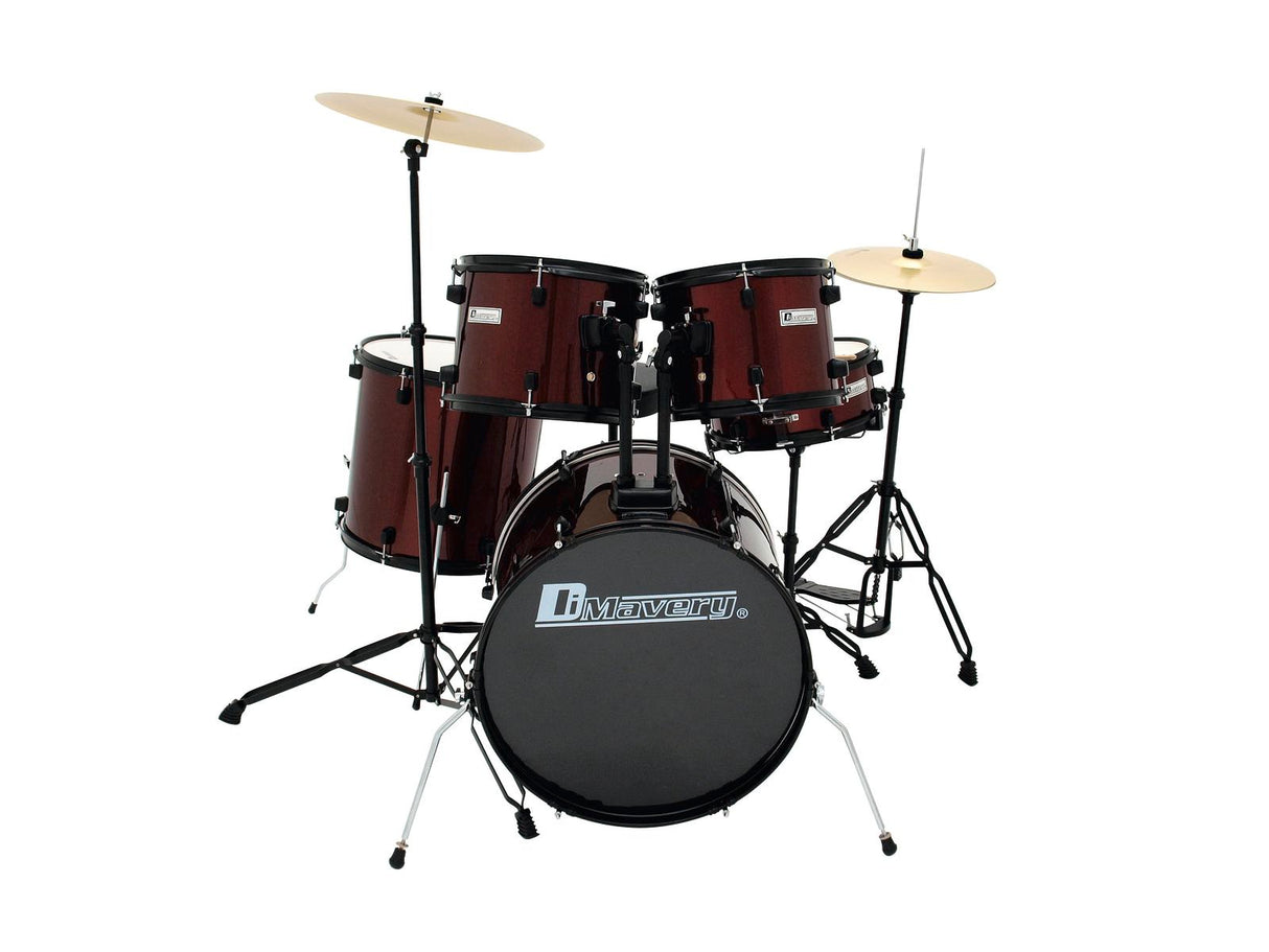 DiMavery DS-200 Set de batería, Rojo