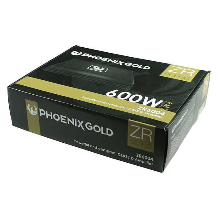 Amplificador Phoenix Gold serie ZR de 4 canales, 600W