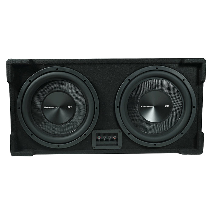 Phoenix Gold 2X12" 1000W RMS 2Ohm subwoofer pasivo box