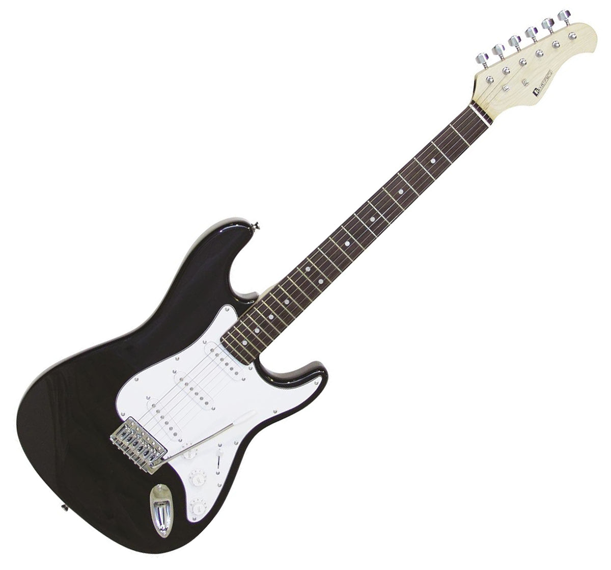 DiMavery ST-203 Electric Guitar (Black)