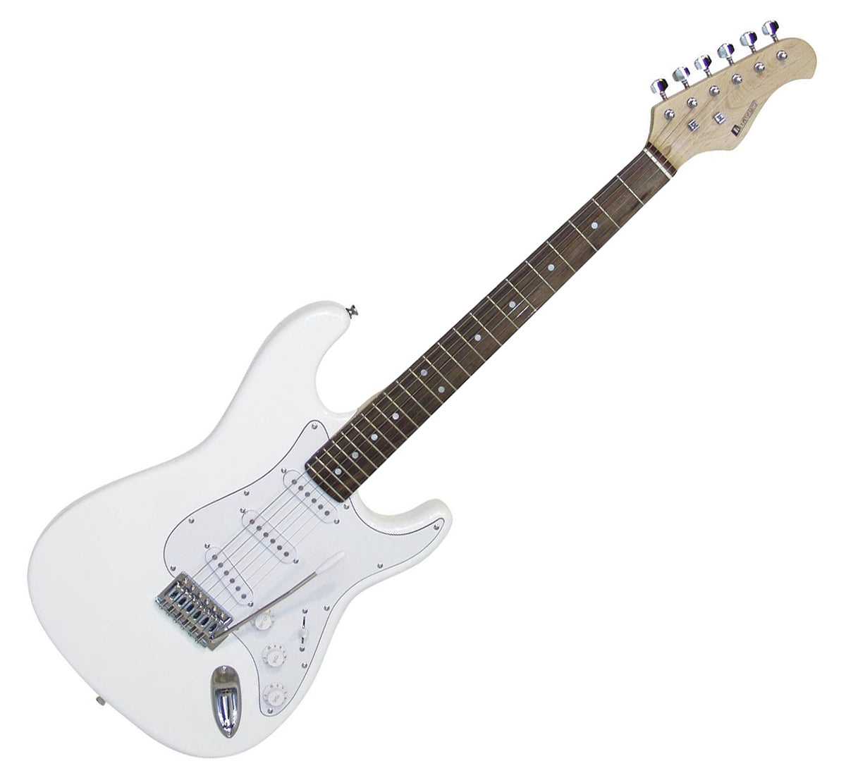 DiMavery ST-203 Electric Guitar (White)