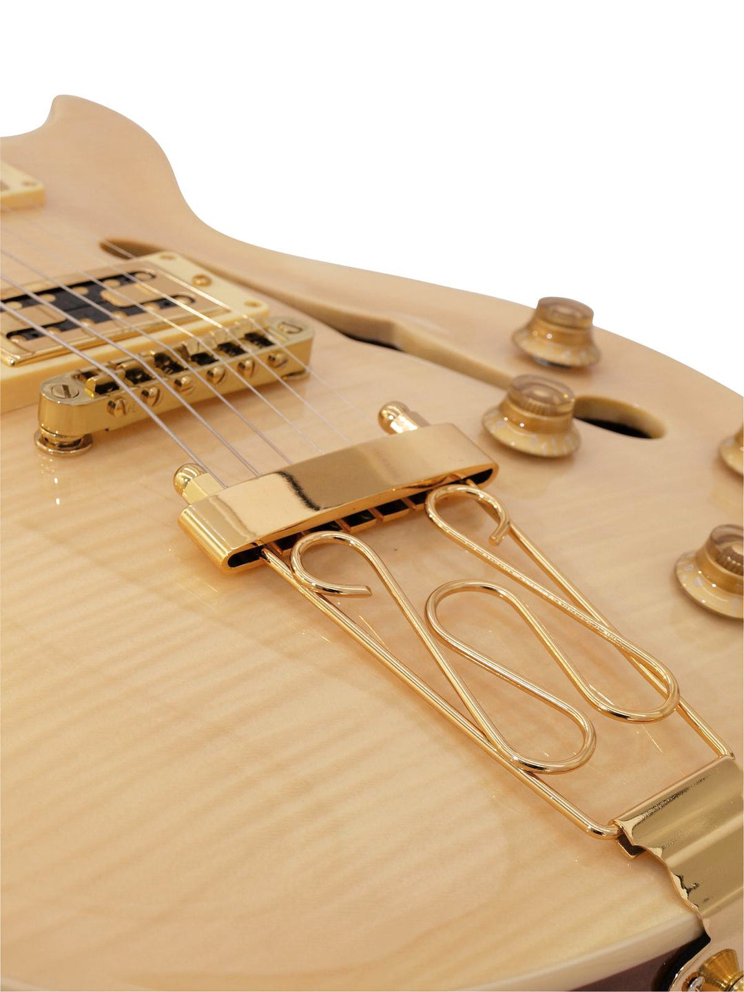 DiMavery LP-600 Electric Guitar, Natural Maple