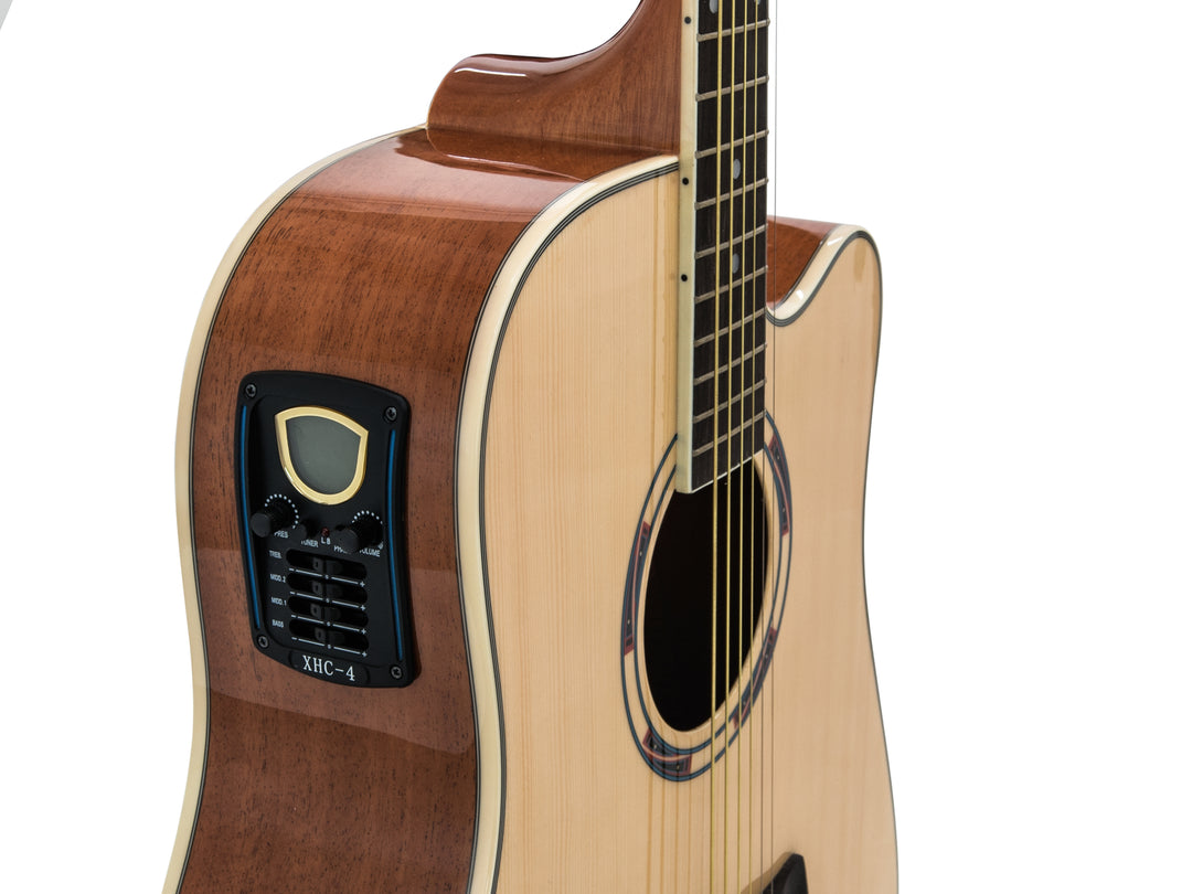 DiMavery DR-520 Guitarra Western (Natural)