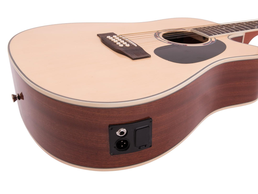 DiMavery DR-612 Guitarra Western 12 cuerdas (Natural)