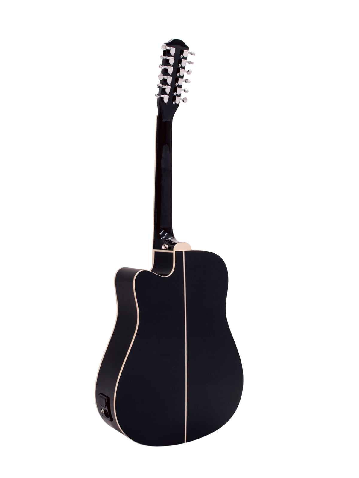 DiMavery DR-612 Western Guitar 12-string - Black