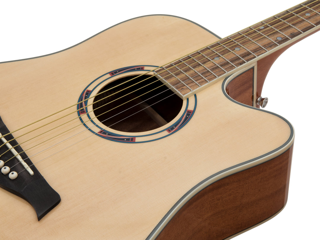 DiMavery JK-500 Guitarra Western (Natural)