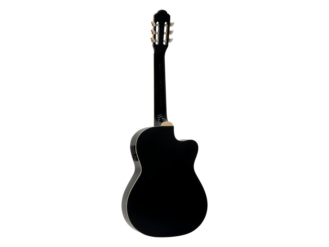 DiMavery CN-600L Guitarra clásica española (Negra)