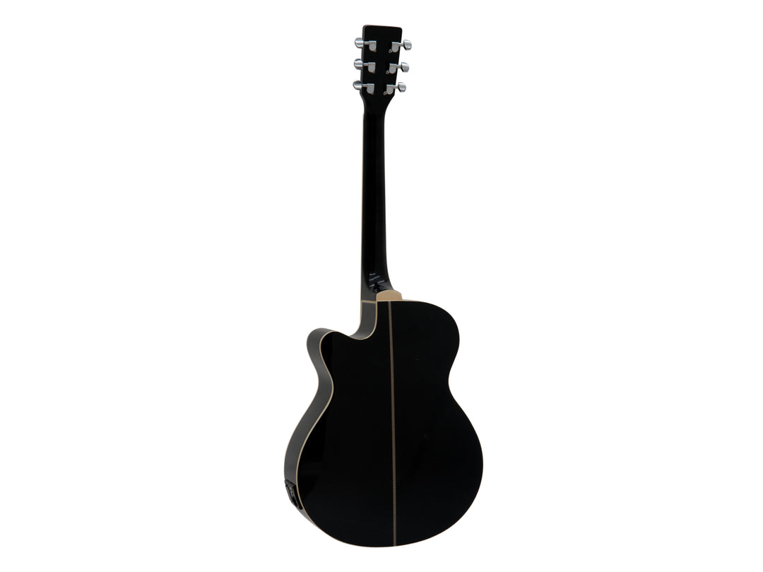 DiMavery AW-400 Guitarra Western (Negra)