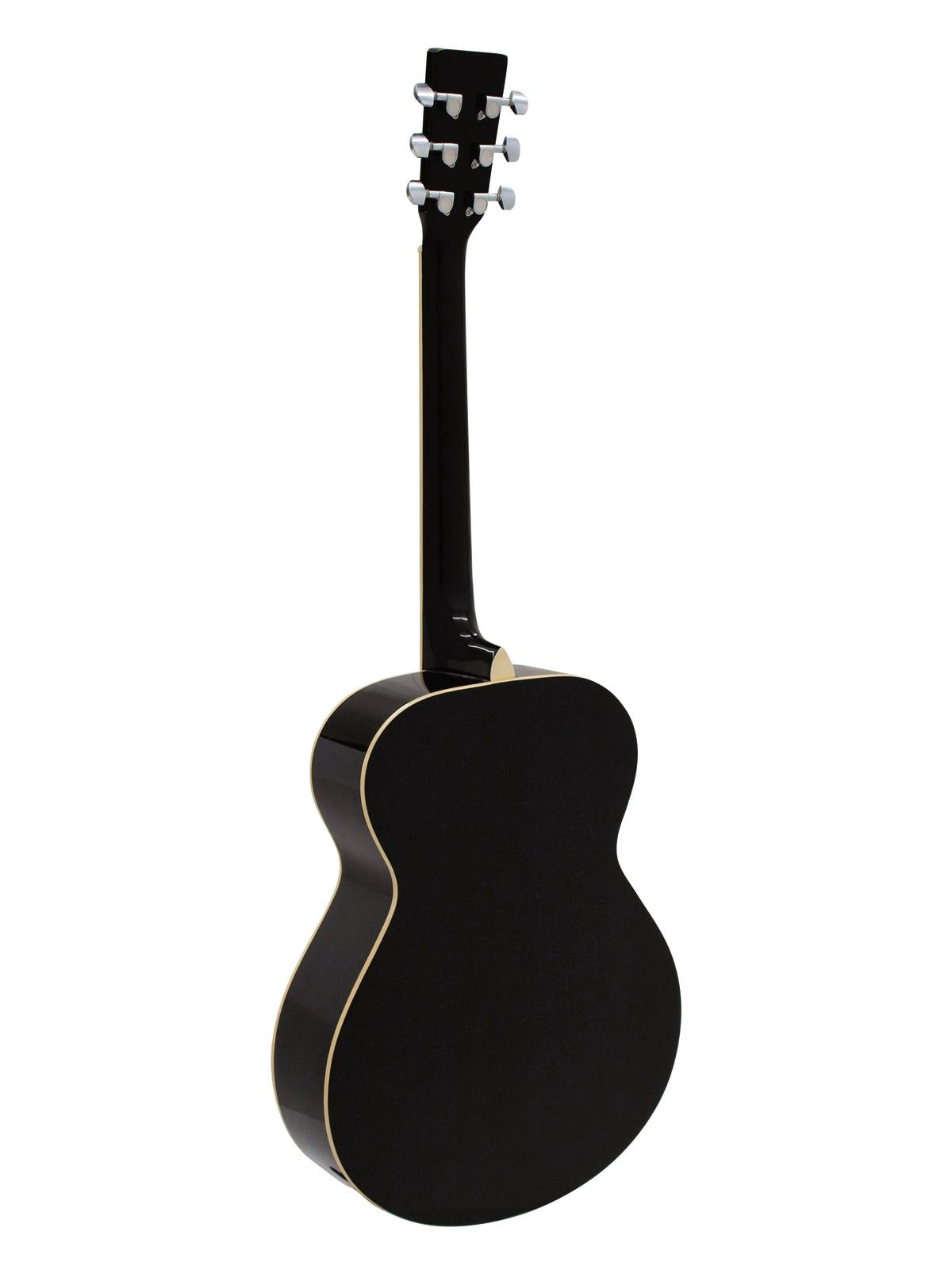 DiMavery AW-303 Western Guitar - Black