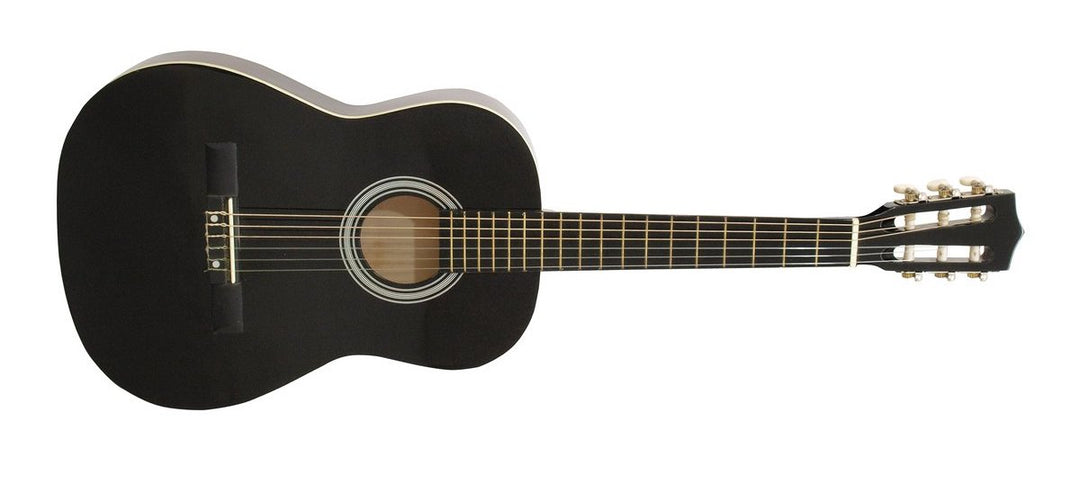 DiMavery AC-303 Classical Spanish Guitar 3/4 (Black)