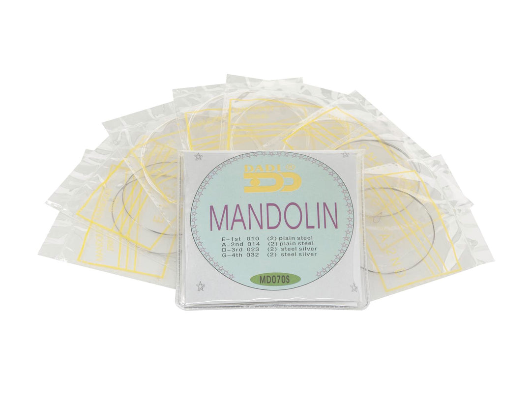 DiMavery Juego de cuerdas para mandolina (0,10-0,32)