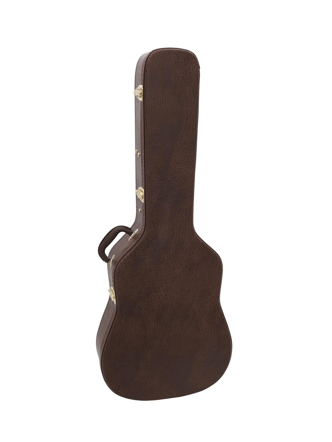 DiMavery Estuche rígido para guitarra Western, Marrón