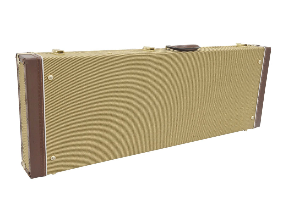 DiMavery Estuche rígido para guitarra eléctrica, tweed