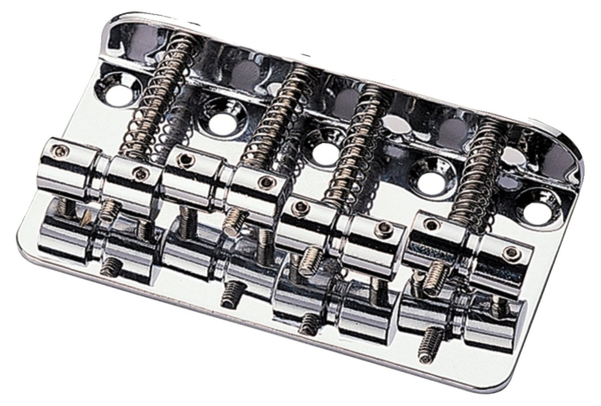 Partsland E-Bass bridge 4-string - Chrome plated