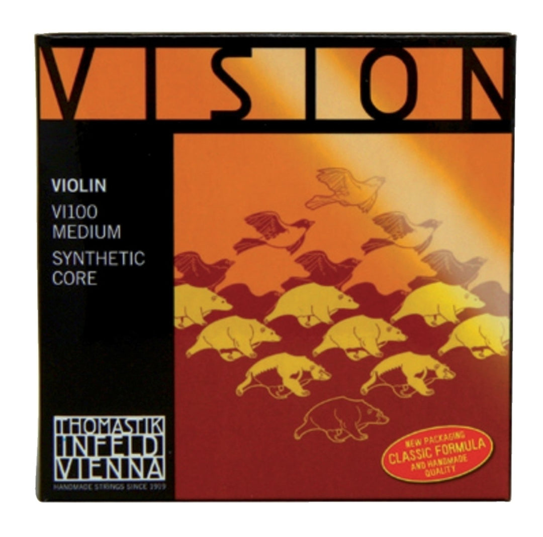Cuerdas Thomastik-Infeld para Violines Vision con núcleo sintético - A entorchada de aluminio (VI021/16)