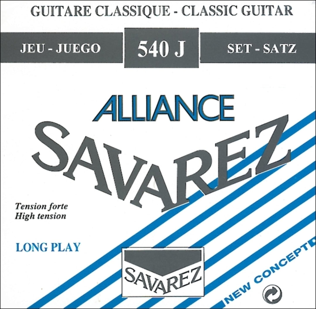 Cuerdas Savarez para guitarra clásica Alliance HT Classic 540 - Set alto (540J)
