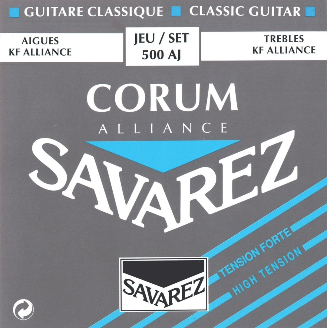 Savarez Strings para guitarra clásica Alliance Corum - set alto (500AJ)