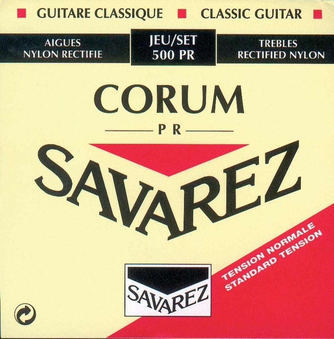 Cuerdas Savarez para guitarra clásica Corum PR Nylon - Set Standard (500PR)