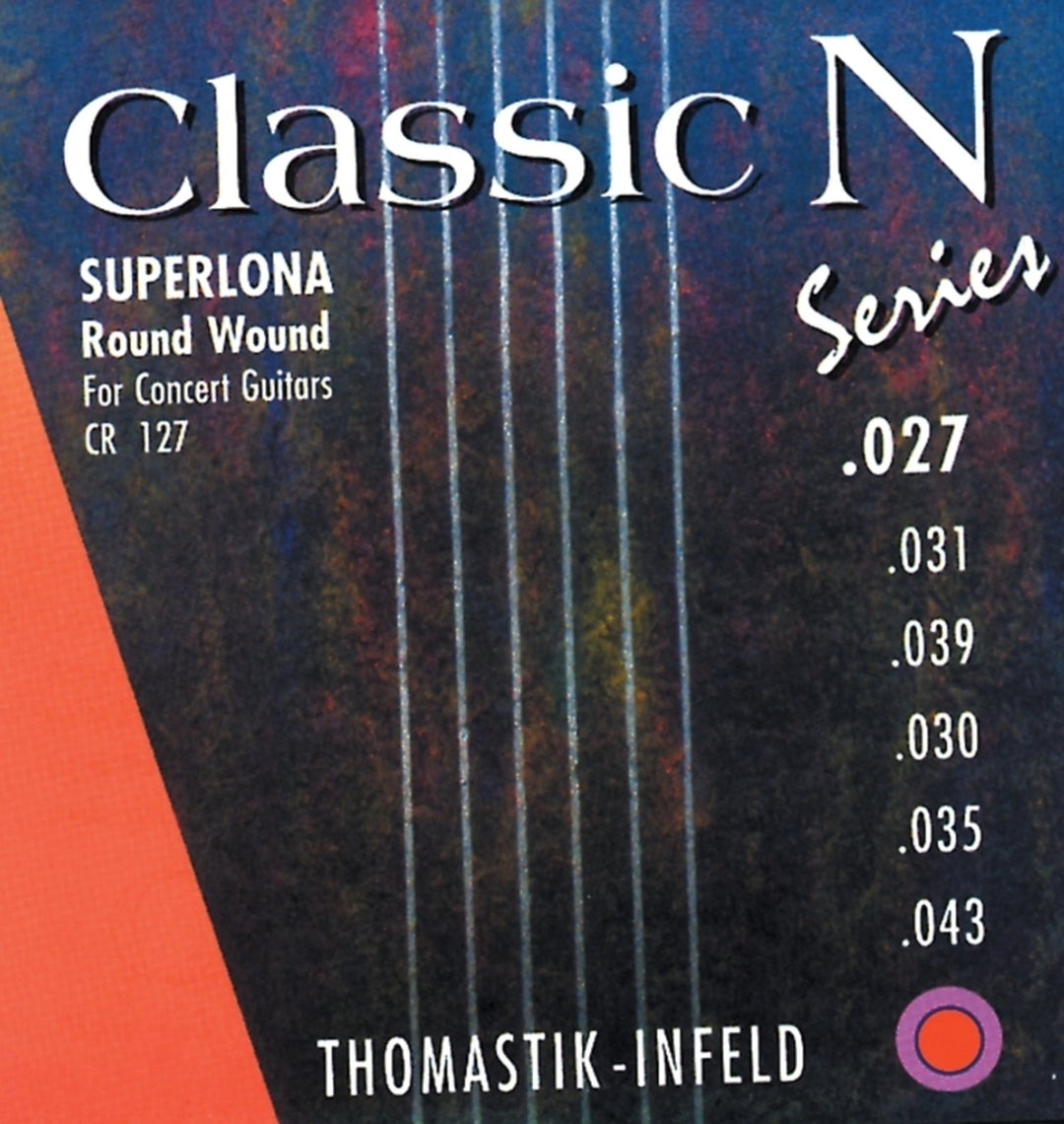 Cuerdas Thomastik-Infeld para Guitarras clásicas Classic N Series. Superlona - Set (CR127)