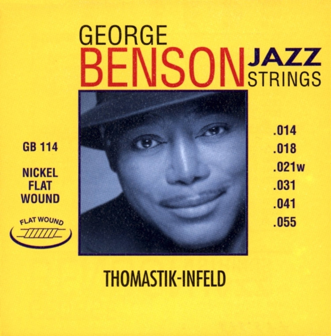 Thomastik-Infeld Cuerdas para guitarra eléctrica George Benson Jazz Guitar - E6 .055fw (GB55)