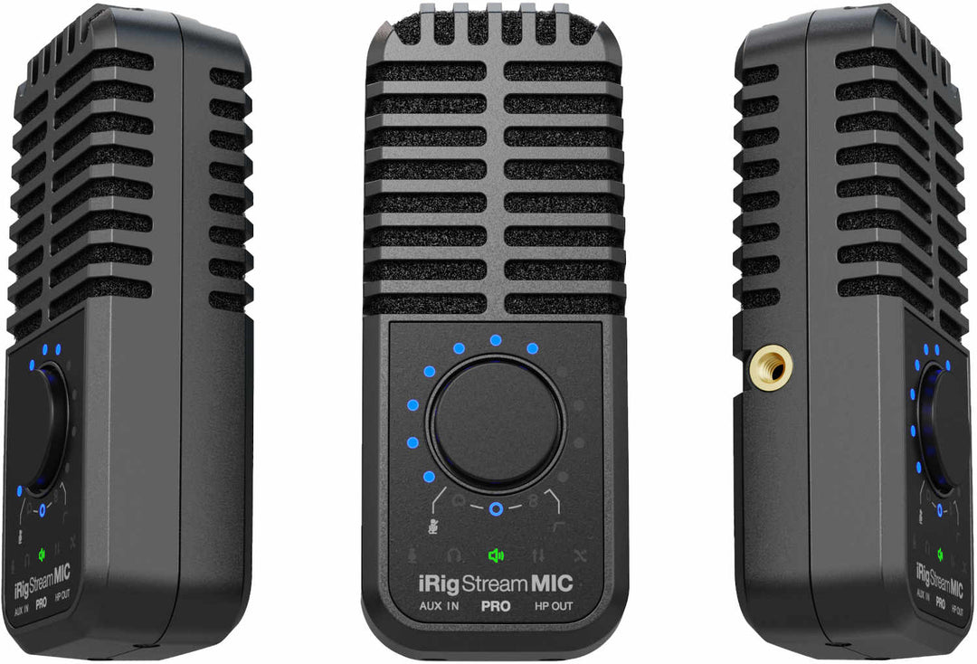 IK Multimedia iRig Stream Mic Pro USB-Micrófono