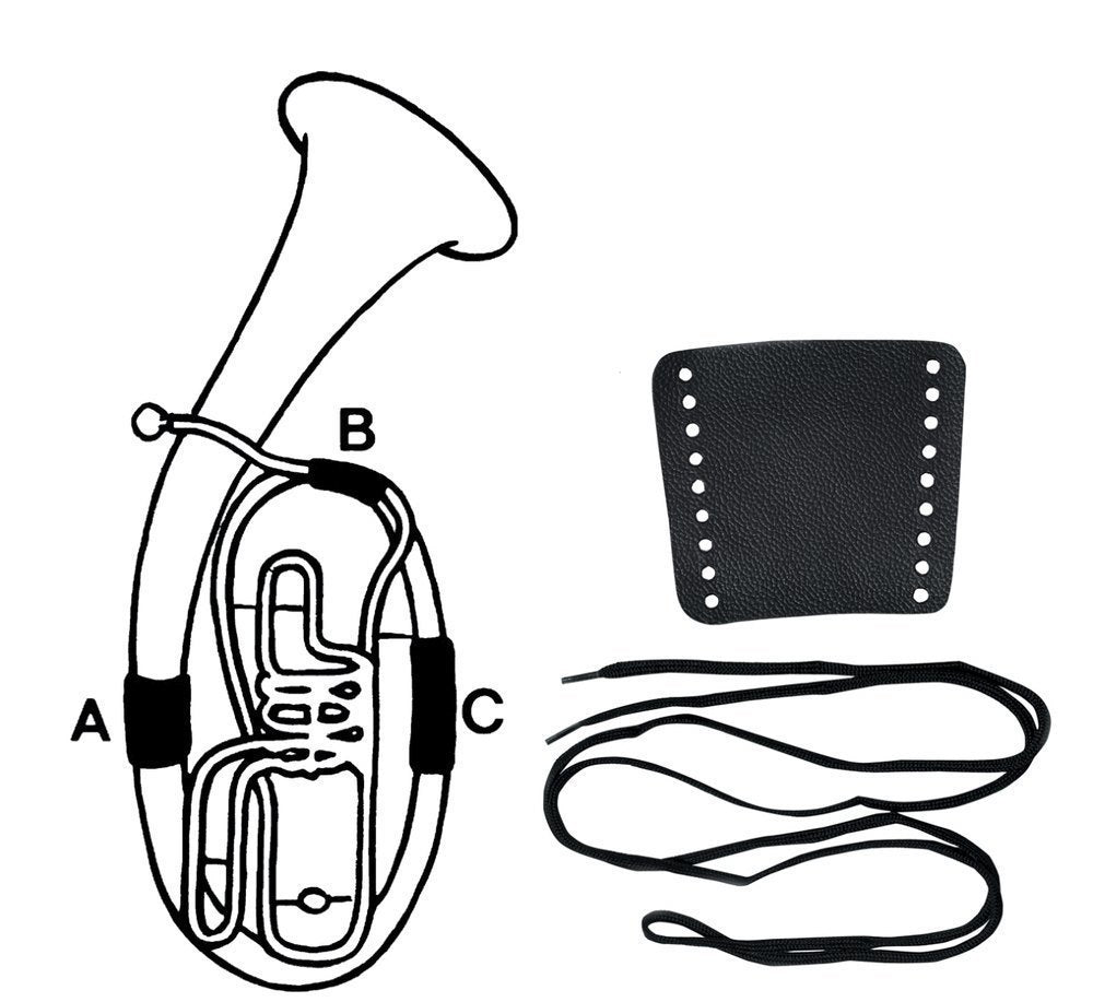 GEWA protector de válvulas de cuero para corno tenor, parte A