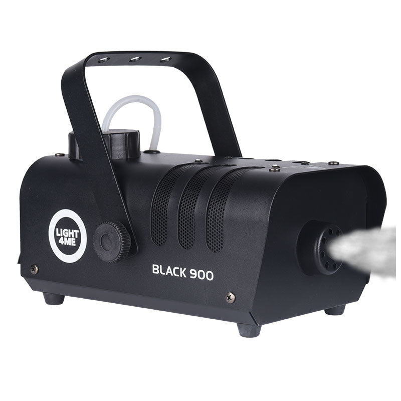 Light4Me Black 900 Máquina de niebla 700W con mando a distancia por cable