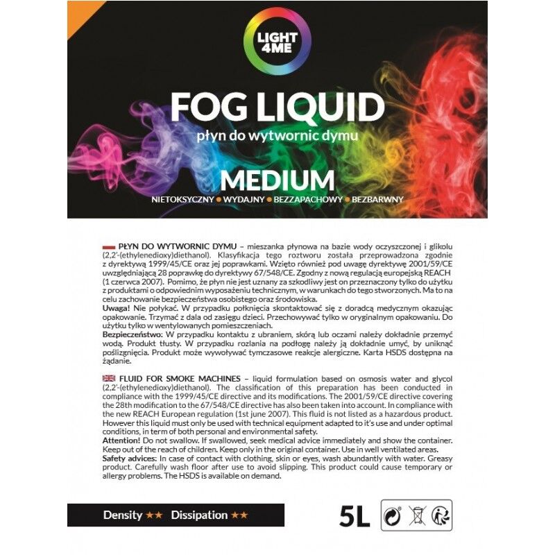 Light4Me Líquido para humo - Standard Medium Density
