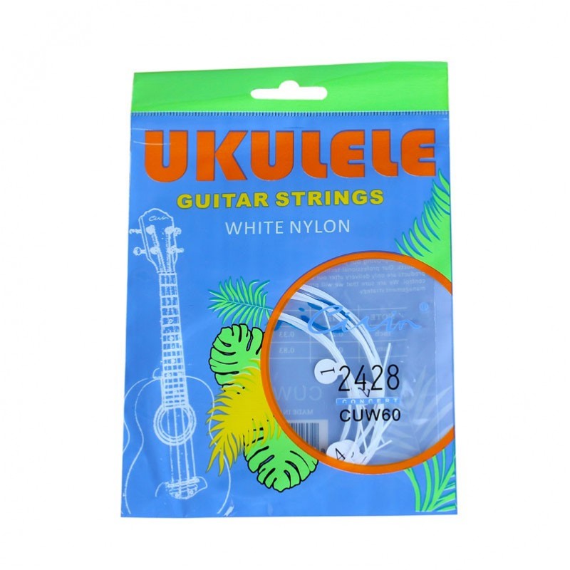 Civin NN US 2428 – Juego de cuerdas blancas para ukelele