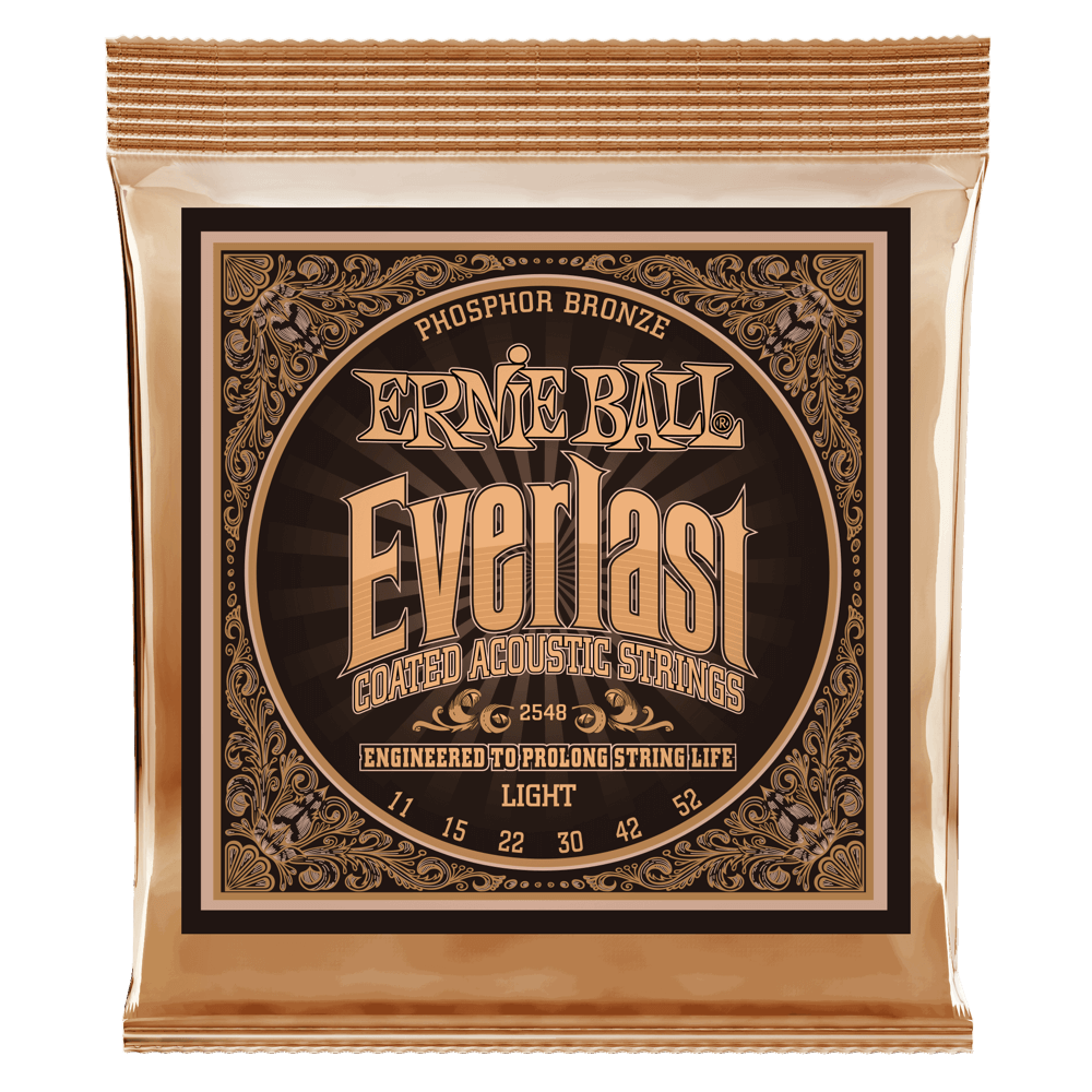 Ernie Ball Everlast Coated Phosphor Bronze Cuerdas de Guitarra (Akustisk)