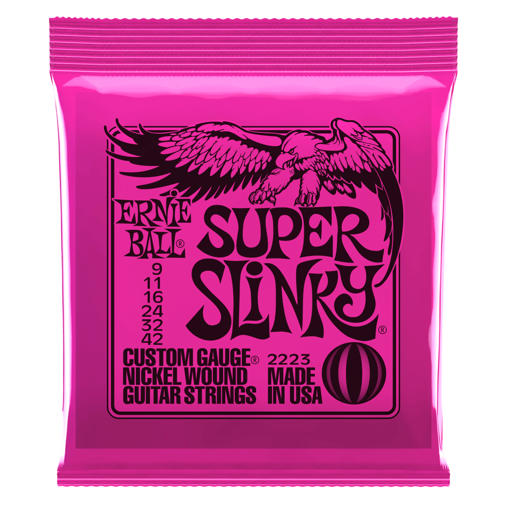 Ernie Ball Slinky Nickel Wound Cuerdas de Guitarra (El-Guitar)