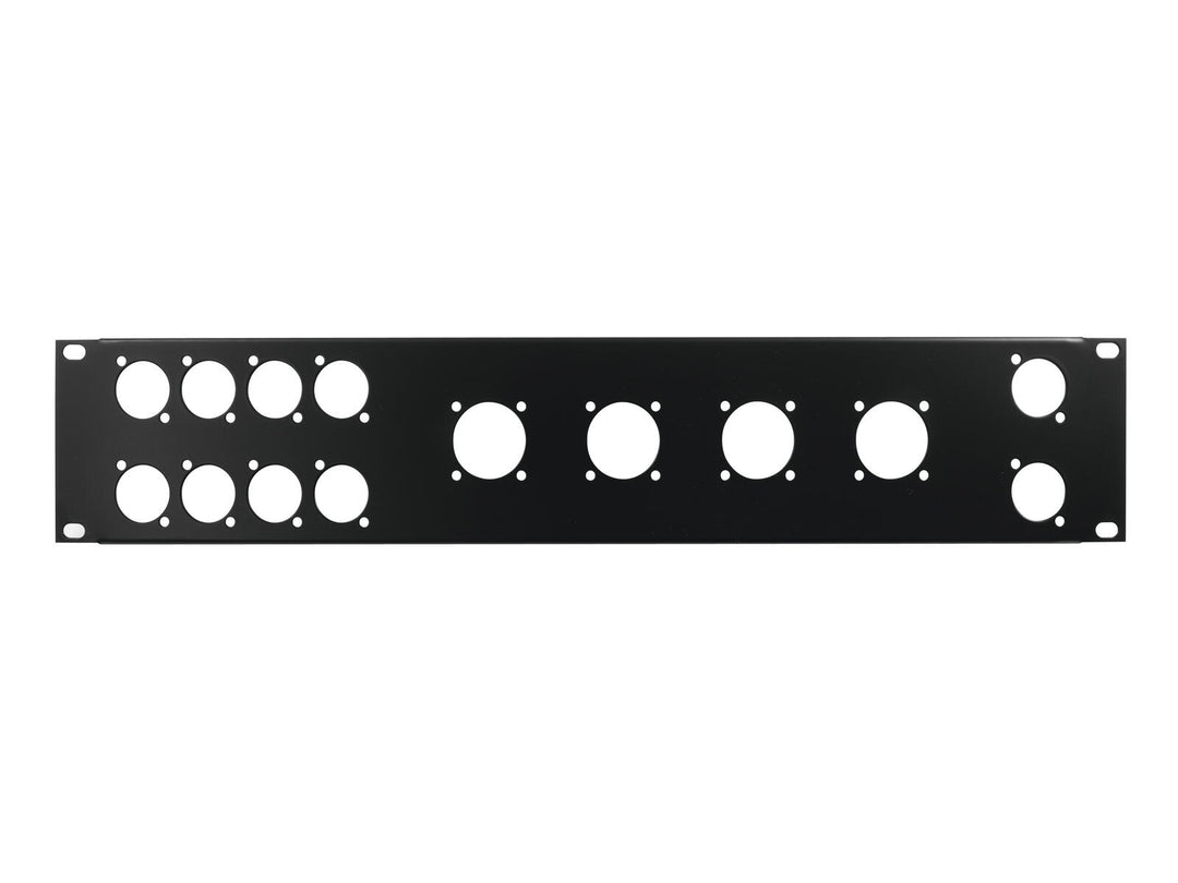 OMNITRONIC panel frontal Z-19 8x D-Type/4xNL8/T 2U