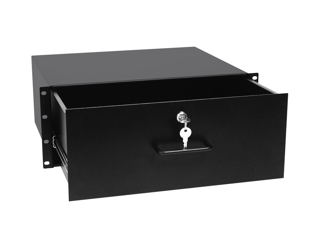 OMNITRONIC Cajón de rack con cerradura 4U
