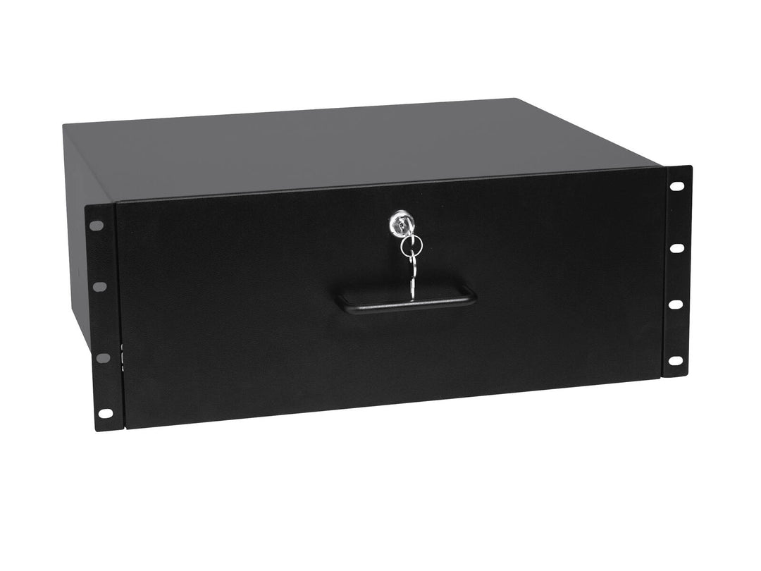 OMNITRONIC Cajón de rack con cerradura 4U