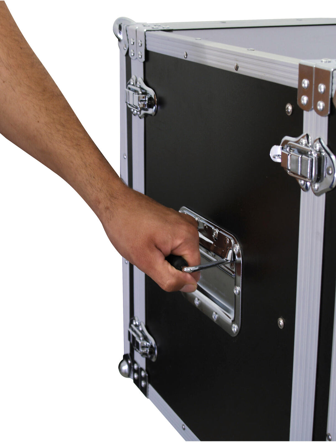 ROADINGER Effect Rack CO DD, 10U, 38cm de profundidad, negro