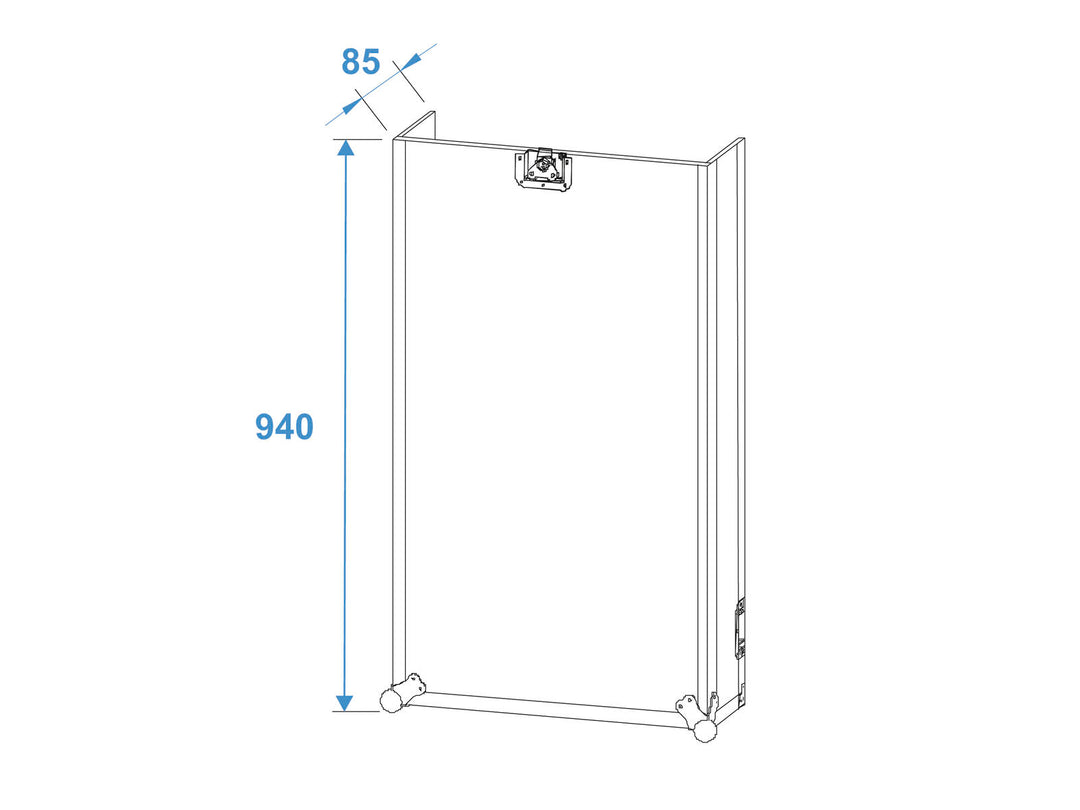 Roadinger Combo Case Pro 17U con Ruedas