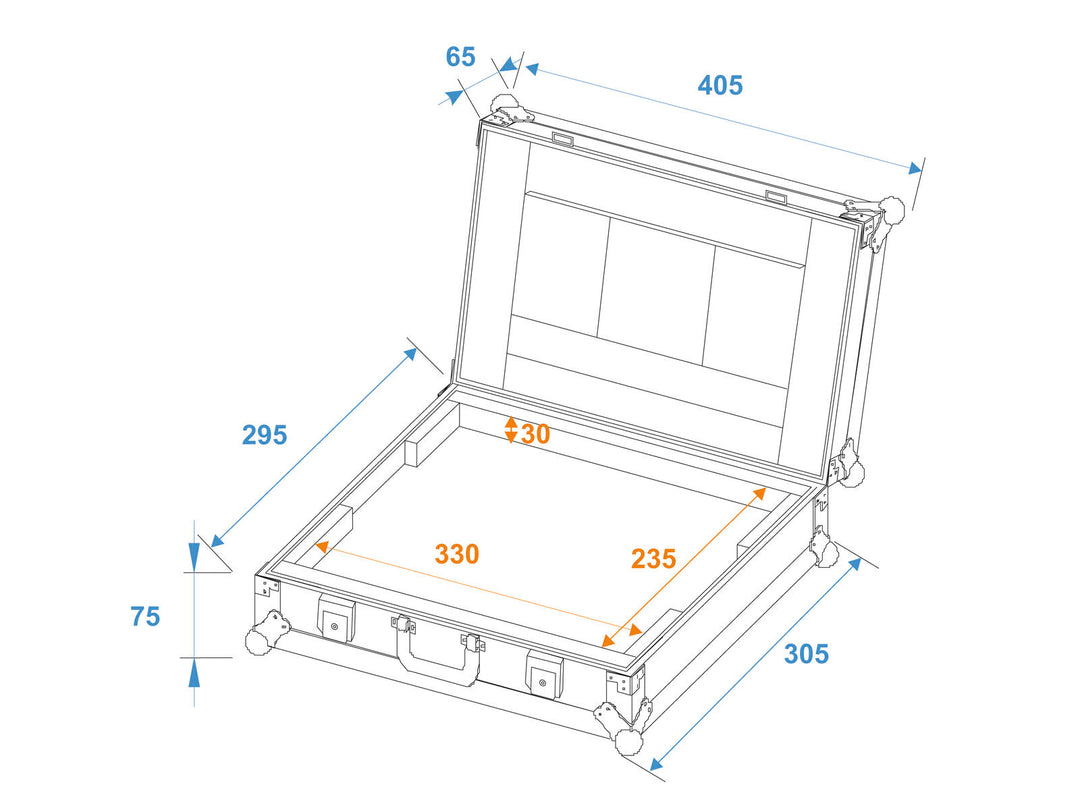 ROADINGER Funda para portátil LC-13 máximo 325x230x30mm